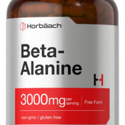 Suplemento Horbaach, Cápsulas De Beta Alanina, 3000 Mg, 180