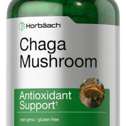 Suplemento Em Cápsulas De Cogumelos Horbaach Chaga 180 Unida