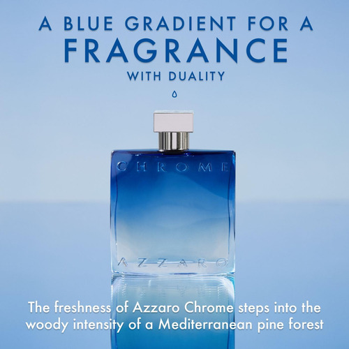 Perfume Azzaro Chrome Eau De Parfum 100ml Para Homens - Imagem 5