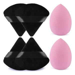 Conjunto De Esponja De Maquiagem E Sopro De Pó Wsyub Blender