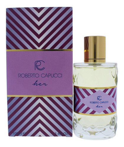 Her By Roberto Capucci Para Mulheres - Spray Edp De 3,4 Onça