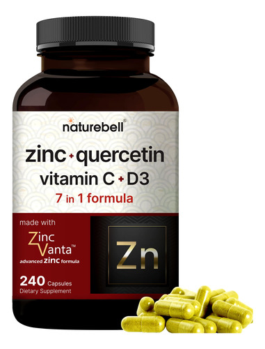 Suplemento Naturebell Quercetina De Zinco Com Vitamina C E D