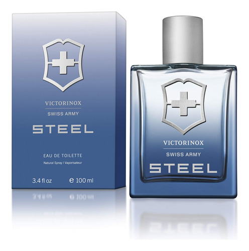 Perfume Victorinox Swiss Army Steel Edt 100ml Para Homens - Imagem 2