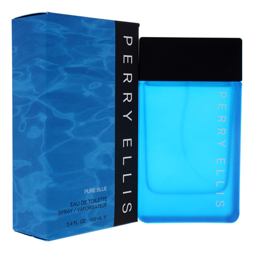 Perfume Perry Ellis Pure Blue Para Homens Edt Spray 100ml - Imagem 3