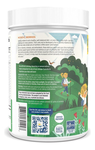 Suplemento Nordic Naturals Nordic Berries Citrus 200g - Imagem 3