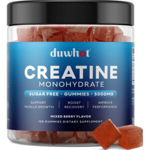 Gomas De Monohidrato De Creatina Duwhot 5g Para Crescimento