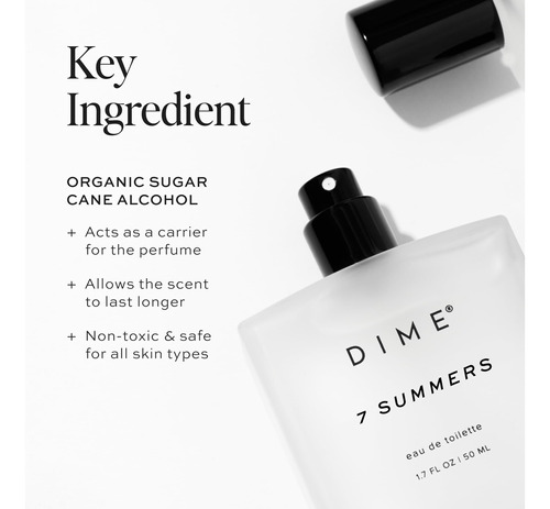 Perfume Dime Beauty 7 Summers Eau De Toilette 50ml For Women - Imagem 4