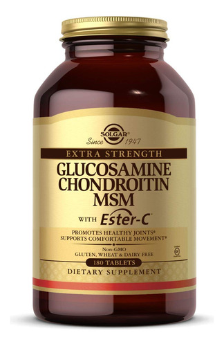 Suplemento Solgar Extra Strength Glucosamina Condroitina Msm