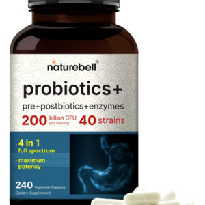 Suplemento De Probióticos Naturebell 200 Bilhões De Cfu 240