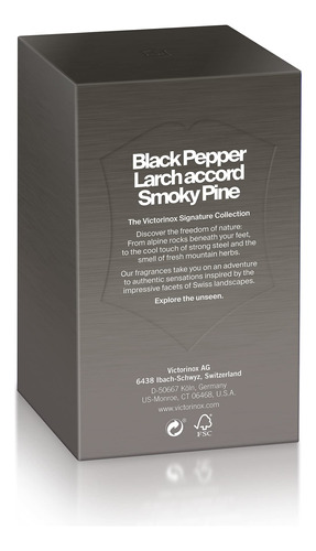Perfume Victorinox Swiss Army Black Steel Edt 100ml Para Hom - Imagem 7