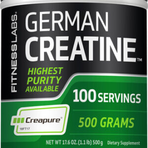 Creatina Monohidratada Em Pó Fitness Labs German 500g