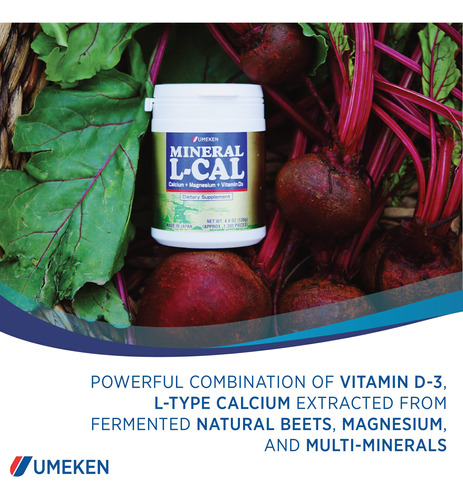 Suplemento Umeken Mineral L-cal Com Magnésio E Vitamina D3 - Imagem 7