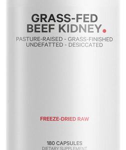 Suplemento Codeage Grass Fed Beef Kidney 180 Cápsulas