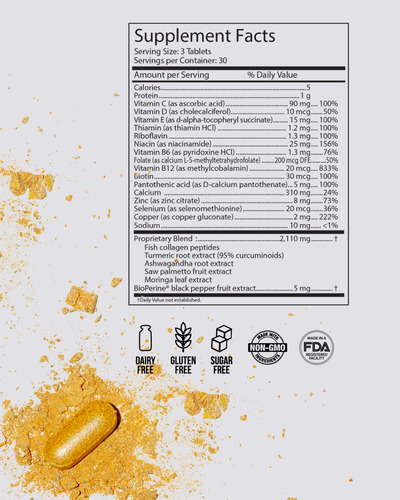 Suplemento De Vitamina Inner Glow Advanced Para Cabelo, Pele - Imagem 6