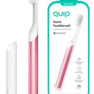 Escova De Dentes Elétrica Quip Sonic Para Adultos Com Capa -