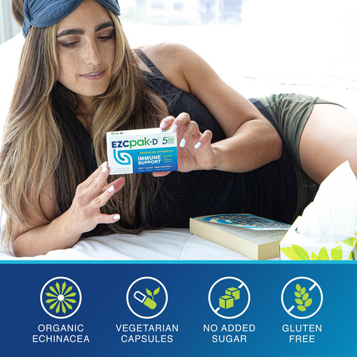 Suplemento Ezc Pak+d, Reforço Do Sistema Imunológico De 5 Di - Imagem 4
