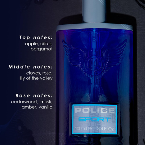 Perfume Police Sport Eau De Toilette 100ml Para Homens - Imagem 2