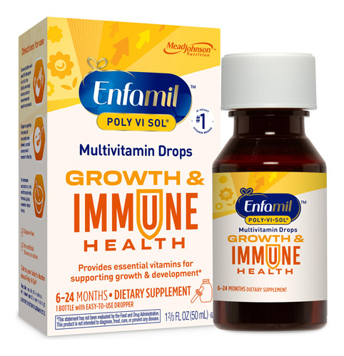 Suplemento Multivitamínico Líquido Enfamil Poly-vi-sol 50ml