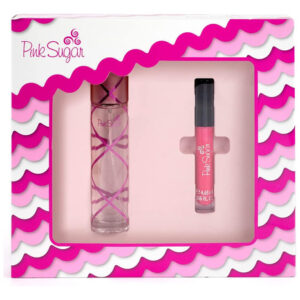 Gift Set Pink Sugar Eau De Toilette Perfume + Lip Gloss Wome