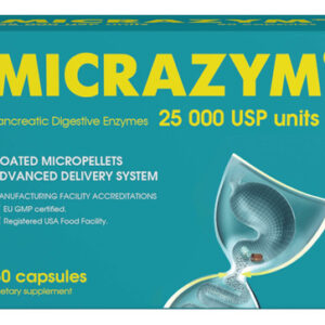 Suplemento Avva Pharm Micrazym Pancreatic Enzymes 50 Capsuls