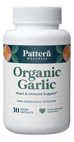 Suplemento De Alho Pattern Wellness Inodorless Organic 1000m