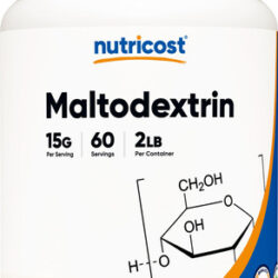 Maltodextrina Em Pó Nutricost 1 Kg Sem Glúten, Sem Ogm