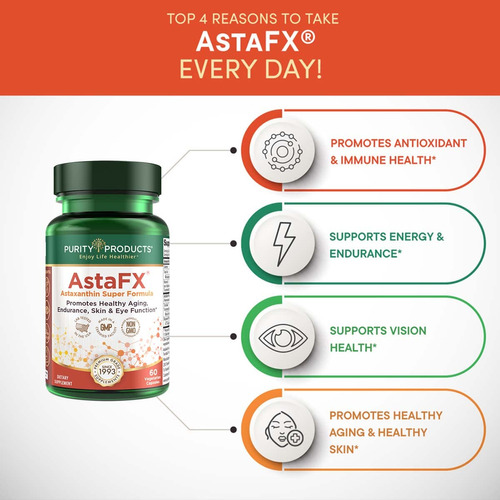 Suplemento: Produtos De Pureza: Astafx, Astaxantina 4 Mg, 60 - Imagem 4
