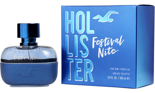 Spray Hollister Festival Nite Edt 3,4 Onças