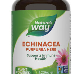 Suplemento Nature's Way Echinacea Purpurea Herb 180 Cápsulas