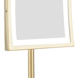 Espelho De Maquiagem Dowry Tabletop Lighted Lighted 5x Ampli