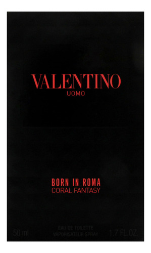 Perfume Valentino Uomo Nascido Em Roma Coral Fantasy 50ml Pa - Imagem 5