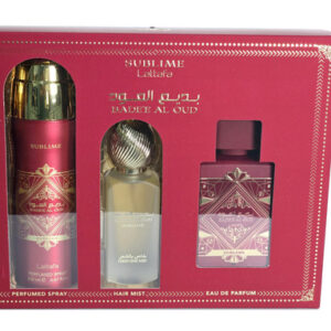 Conjunto De Perfumes Lattafa Bade&quote Al Oud Sublime Para Homens, 3 Unidades
