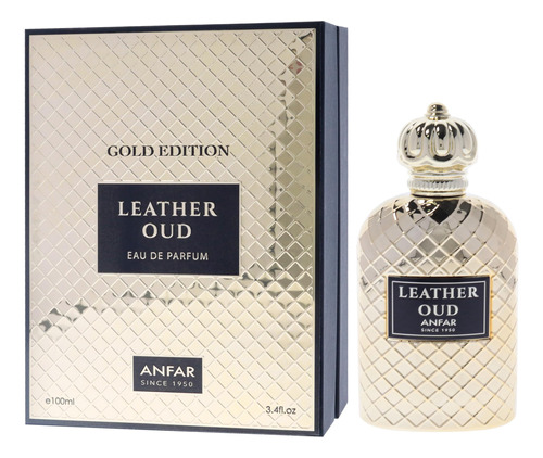Perfume Anfar Leather Oud Gold Edition Eau De Parfum 100ml - Imagem 4