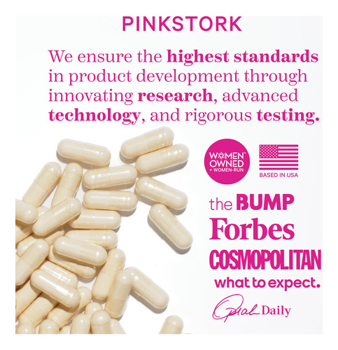 Suplemento Para Dormir Pink Stork Magnesium Glycinate 90 Cáp - Imagem 6