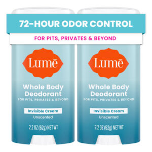 Desodorante Lume Whole Body Invisible Cream Stick 65ml X2
