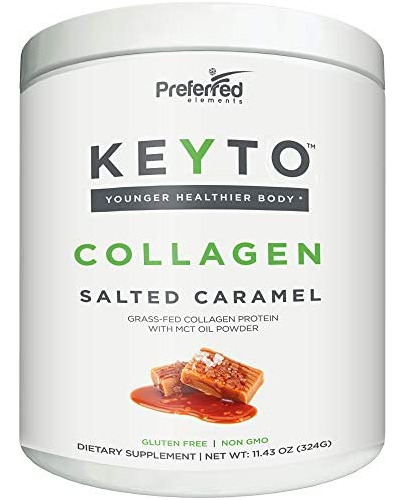 Proteína De Colágeno Ceto Em Pó Com Óleo Mct Keto E Paleo F