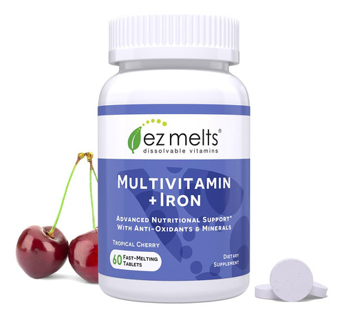 Suplemento Ez Derrete Multivitamínico Com Ferro 60 Comprimid
