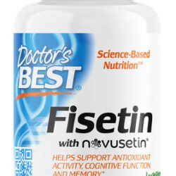 Suplemente A Fisetina Doctor's Best Com Novusetin 100mg 30 T
