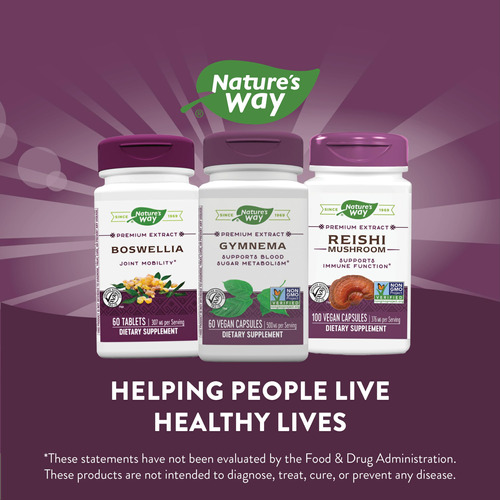 Suplemento: Cápsulas Nature's Way Gymnema 500 Mg (60 Unidade - Imagem 6