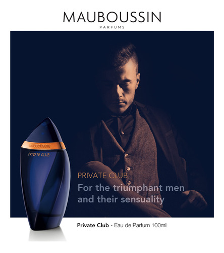 Perfume Mauboussin Private Club Eau De Parfum 100ml Para Hom - Imagem 2