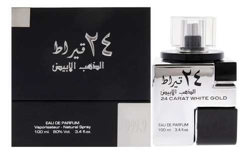Perfume Lattafa 24 Quilates White Gold Edp 100ml Para Homens