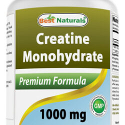 Suplemento Best Naturals Creatina Monohidratada 1000 Mg 240