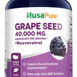 Suplemento De Extrato De Semente De Uva Nusapure 40.000 Mg C