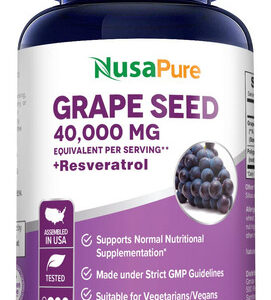 Suplemento De Extrato De Semente De Uva Nusapure 40.000 Mg C