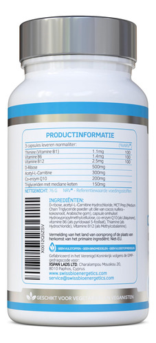 Suplemento Swiss Bioenergetics Cardiodefense 90 Cápsulas - Imagem 2