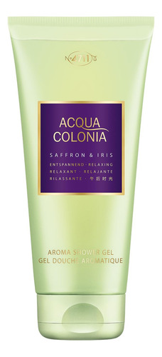 Perfume 4711 Acqua Colonia Gel De Banho Com Aroma De Açafrão