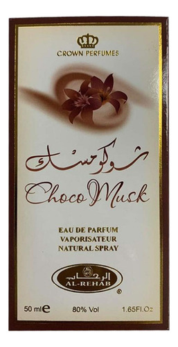 Spray De Perfume Al-rehab Choco Musk Arabian 50ml - Imagem 5