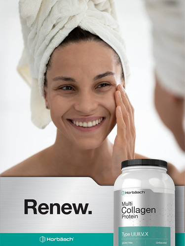 Proteína De Colágeno Em Pó Horbaach Multi 946ml Tipo I, Ii, - Imagem 6