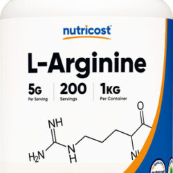 Suplemento Nutricost L-arginina Em Pó 1 Kg - 100% Puro