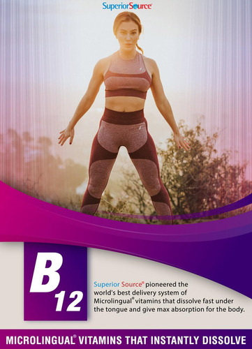 Suplemento Superior Source No Shot Metilfolato B12 2000mcg - Imagem 5